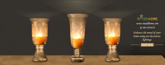 Maddhome - One stop destination for quality glass candle holders